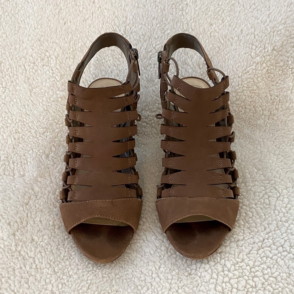 Vince Camuto Stacked Heel Sandals, Women’s 8.5